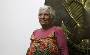 La Suissesse Margaret Schankel après sa libération, à Khartoum le 15 novembre 2017.