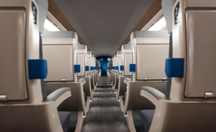 Le TGV Euroduplex l'Océane, ici en gare de Paris-Montparnasse.
