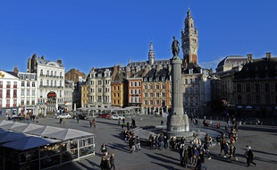 La Grand Place à Lille.
