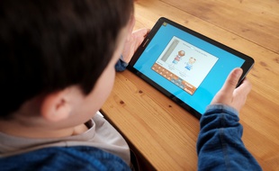 Illustration d'un cours par internet, lors du confinement, en 2020.