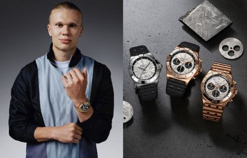 Erling Haaland. Une collection de montres signatures en séries limitées