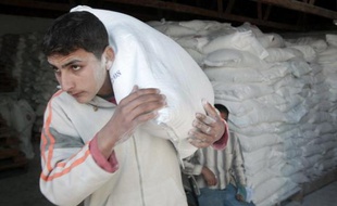 L'aide humanitaire a pu être acheminée pendant le premier cessez-le-feu de trois heures ce mercredi 7 janvier 2009 à Gaza.