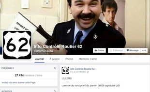 La page Facebook Info Contrle routier