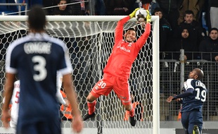 Mathieu Gorgelin, ici lors de son dernier match disputé avec l'équipe professionnelle, le 13 décembre à Montpellier (4-1) en Coupe de la Ligue.
