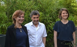 Clothilde Ollier, Mohed Altrad et Alenka Doulain