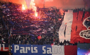 Les tribunes du Parc des Princes le mars 2009