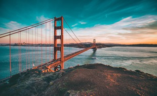Le Golden Gate Bridge à San Francisco.