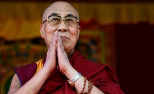 Le Dalaï Lama à Aldershot au Royaume-Uni le 29 juin 2015
