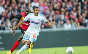 Le Marseillais Dimitri Payet face à Guingamp, le 18 janvier 2015.