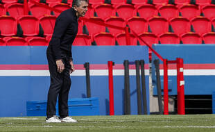 Claude Puel, le 18 avril 2021 au Parc des Princes.