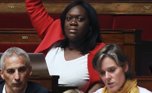 La députée LREM Laetitia Avia à l'Assemblée nationale le 28 juillet 2017.