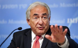 Dominique Strauss-kahn, lors du sommet du G20 le 5 novembre 2010.