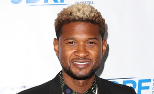 Usher et ses cheveux blonds