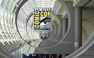 Le logo du Comic Con de San Diego aux Etats-Unis en 2014.