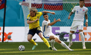 Emil Forsberg a ouvert le score pour la Suède.