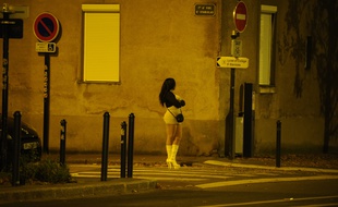 Une prostituée à Nantes. Illustration