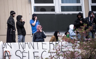 Blocage de l'université de Nanterre, le 9 avril 2018. (Illustration)