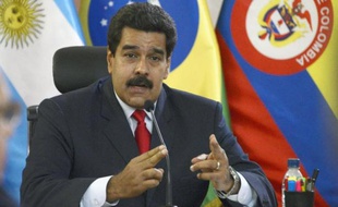 Le président vénézuélien Nicolas Maduro à Caracas le 25 mars 2014