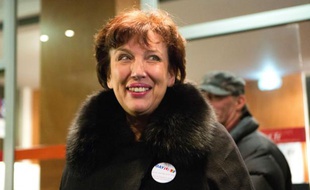 French former minister Roselyne Bachelot. Gala evening co-organised by Pierre Berger and Jean-Michel Ribes to support the legalisation of gay marriage and parenting held at the Theatre du Rond-Point. Paris, FRANCE-28/01/2013./Credit:REVELLI-BEAUMONT/SIPA/1301281251
