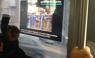 De la réalité augmentée dans le tram Bordelais.
