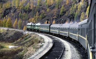 Le train transibérien, en Russie.