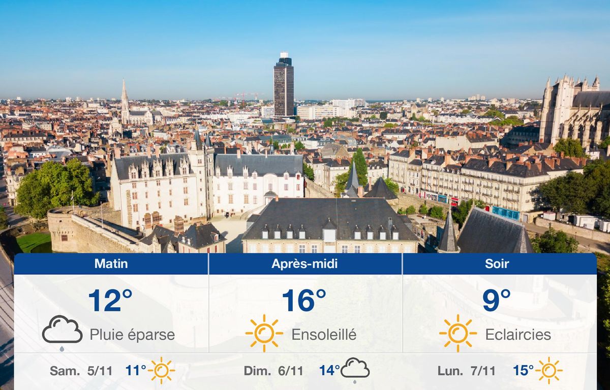 Météo Nantes: Prévisions du vendredi 4 novembre 2022