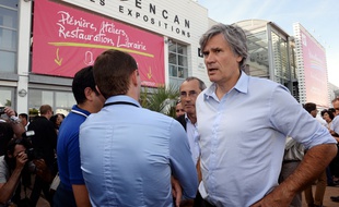 Stéphane Le Foll, ministre de l'Agriculture et porte-parole du gouvernement, le 29 août à l'Université d'été du PS à La Rochelle.