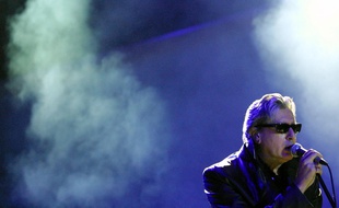 Alain Bashung aux Vieilles charrues de Carhaix, en 2004.