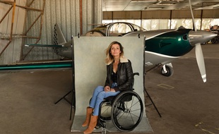 Dorine Bourneton, aviatrice et autrice qui a inspiré « Au-dessus des nuages »
