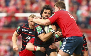 Le Toulousain Yoann Huget lors du match contre le Munster le 5 avril 2014.
