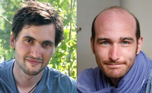 Pierre Torres et Nicolas Hénin, deux journalistes français retenus en otages depuis le 22 juin 2013.