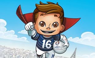 Super Victor, la mascotte officielle de l'Euro 2016