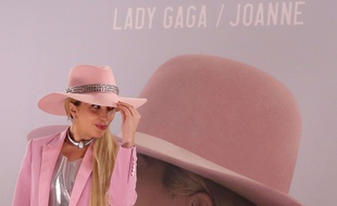 Lady Gaga, ce jeudi 2 novembre 2016, à la conférence de presse pour la sortie de nouvel album «Joanne».