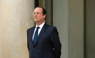 Le président François Hollande à l'Elysée le 19 mars 2014