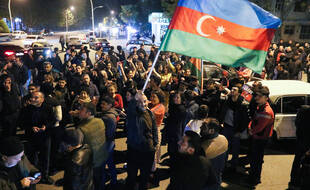 Des scènes de liesse en Azerbaïdjan, le 10 novembre 2020.