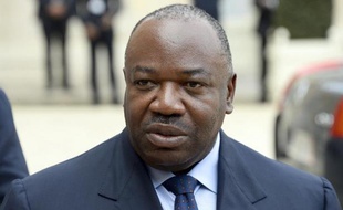 Le président gabonais Ali Bongo le 8 avril 2014 à l'Elysée à Paris