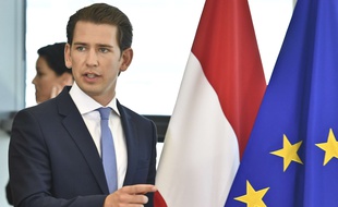 Le chancelier autrichien Sebastian Kurz à Bruxelles le 6 juin 2018.