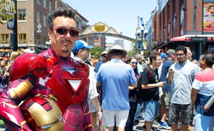 Au Comic Con de san Diego, le 27 juillet 2014.