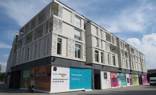 A Nantes, le 15 septembre 2014 - Le carre Feydeau, quartier Bouffay, attend toujours ses premieres boutiques