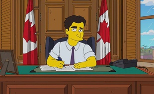 Justin Trudeau dans les «Simpson».