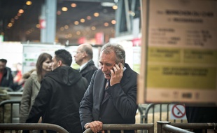 François Bayrou au Salon de l'agriculture, le 26 février 2017.