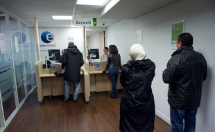 Une file d'attente à Pôle emploi (Illustration).