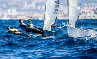 Emile Amoros (au premier plan) et Lucas Rual.
