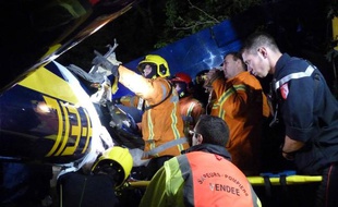 Les pompiers du Sdis 85 sont intervenus en pleine nuit.