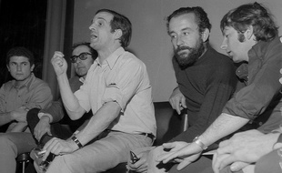 Lelouch, Godard, Truffaut, Malle et Polanski, le 18 mai 1968 à Cannes