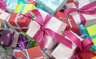 Illustration des cadeaux de Noël.