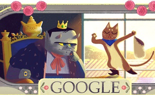 Ce mardi 12 janvier 2016, le Doodle de Google rendait hommage à Charles Perrault, né le même jour en 1628.