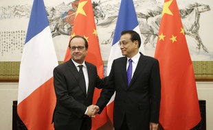 François Hollande et le premier ministre chinois Li Keqiang