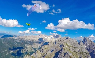 Benoît Outters a traversé les Alpes en parapente.