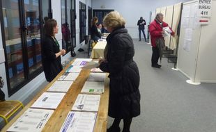 Illustration d'un bureau de vote à Rennes.
